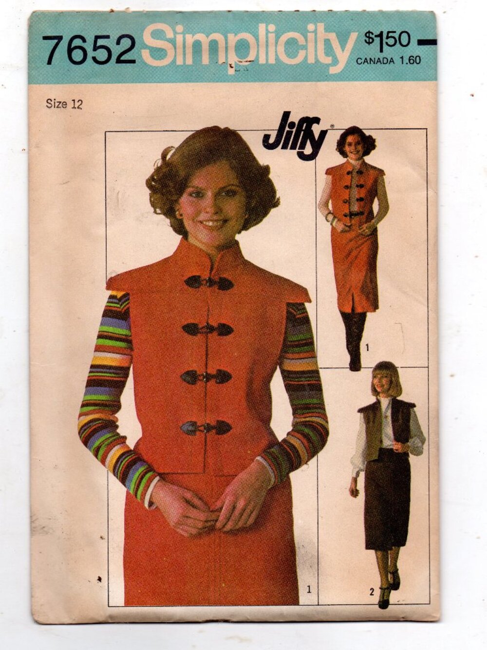 Vintage 1976 Dress Sewing Pattern